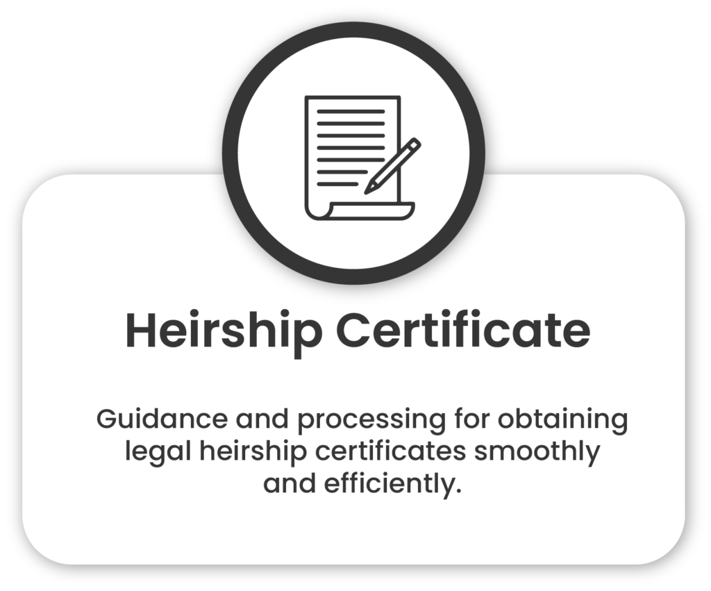 Heirship Certificate Legal Assistance & Documentation